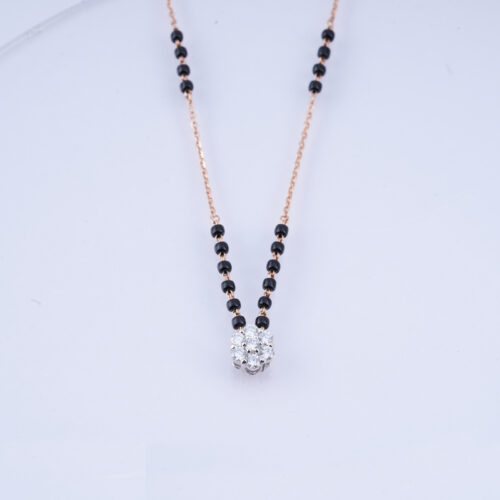 Delicate Floral Mangalsutra - Image 2
