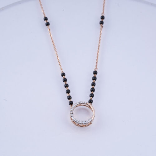 Shimmer Circle Mangalsutra - Image 4