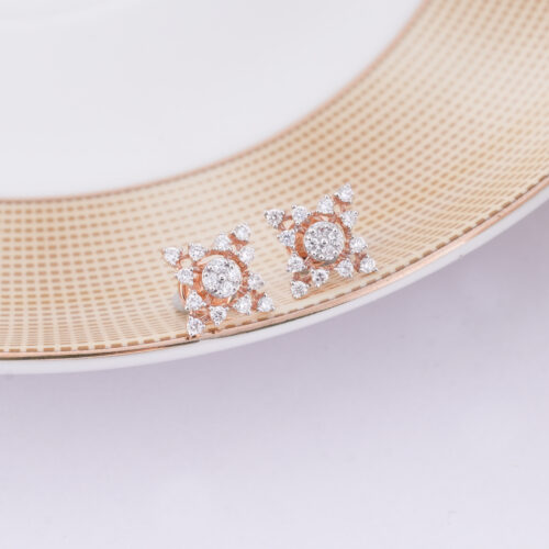 Blooming Squares Earring