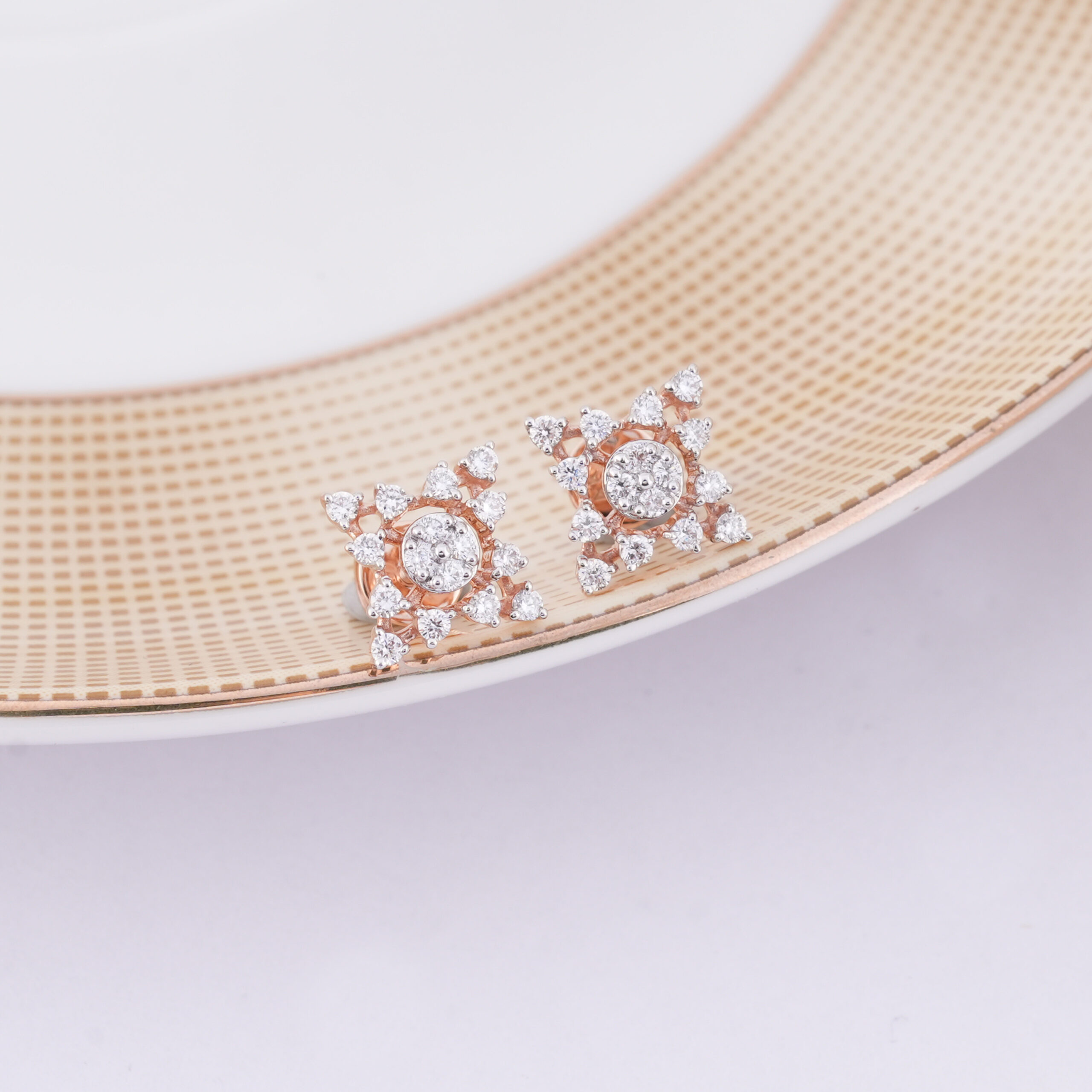 Blooming Squares Earring